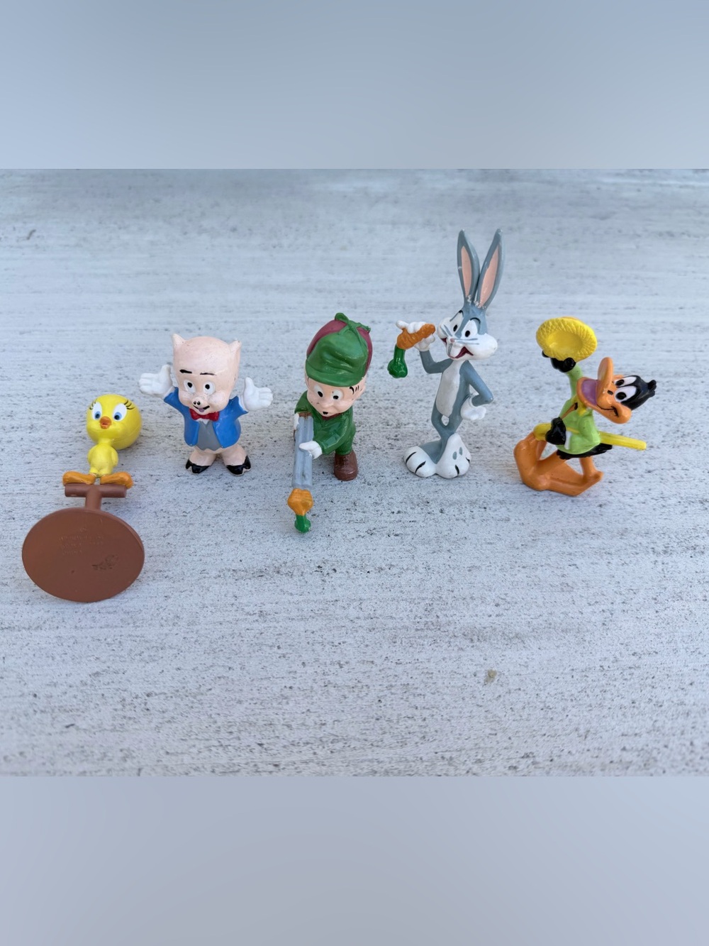 Vintage Looney Tunes Toy Figure Lot Multicolor